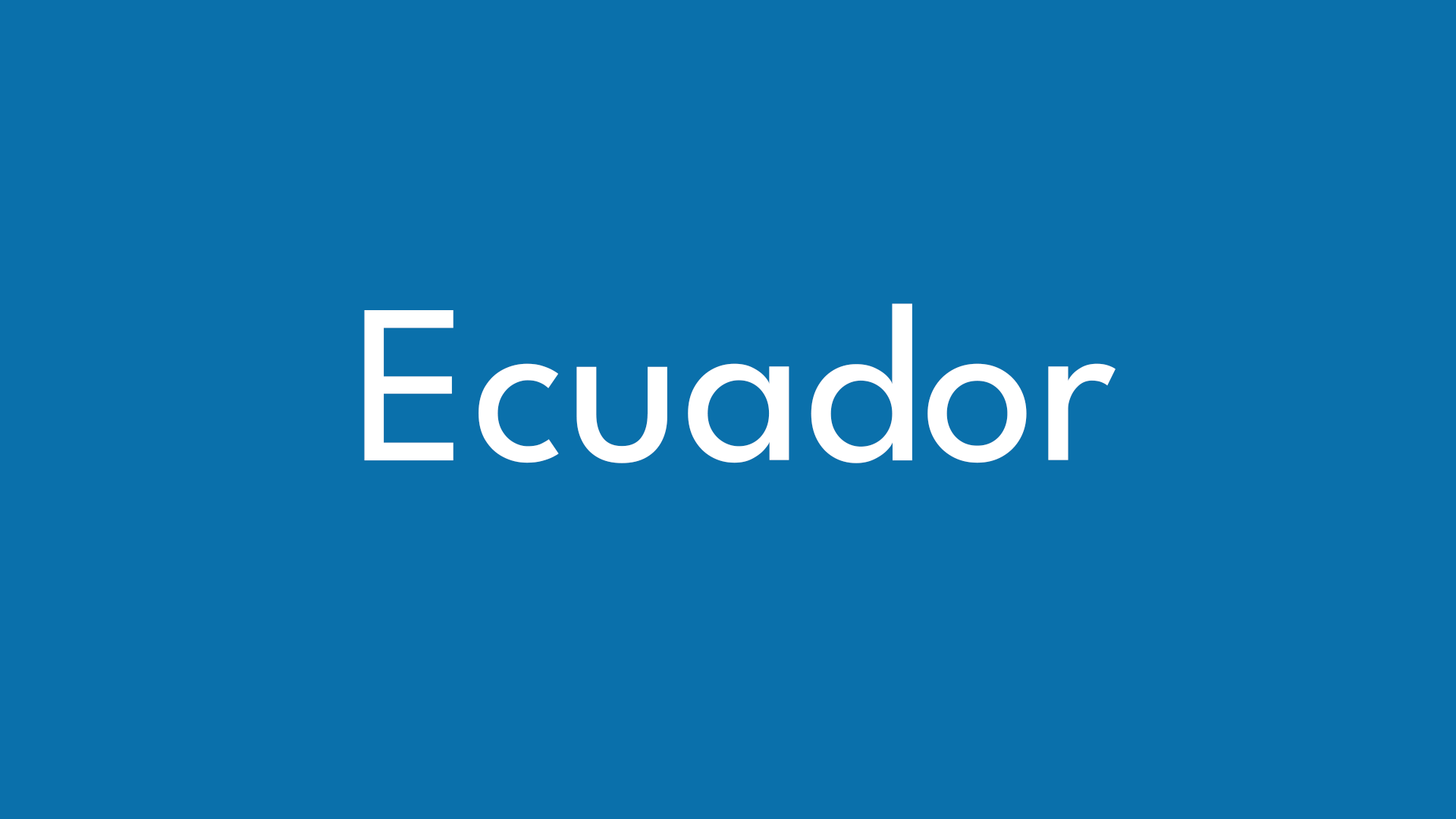 You purchase the country Ecuador on the world map of buythe.world. A link to a website of your choice will be placed on the country on the world map.